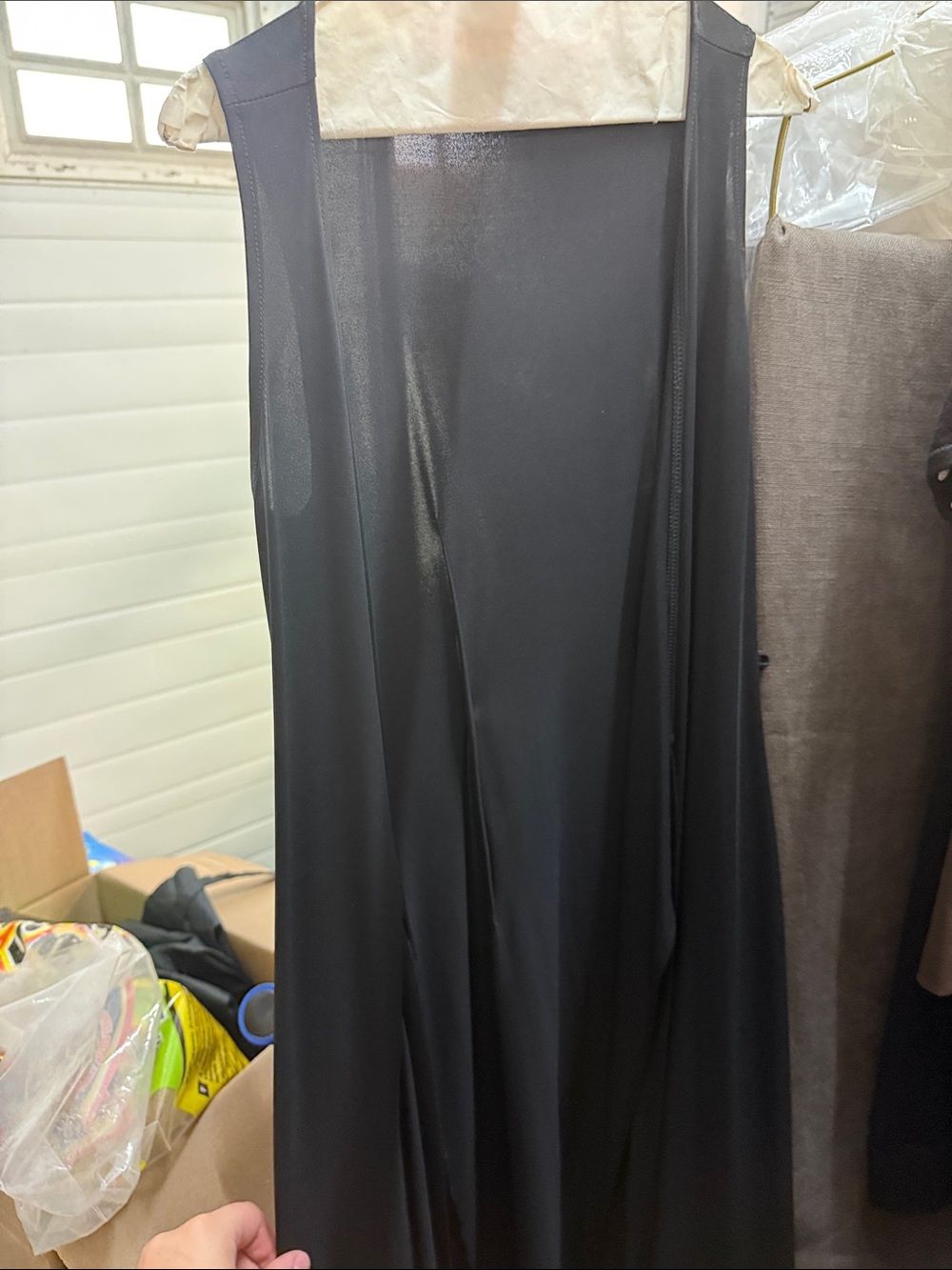 BCBG Black Sleeveless wrap dress XS